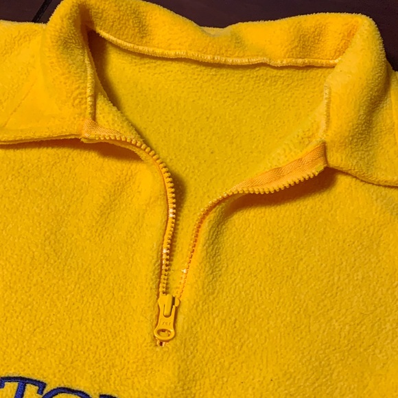 Yellow Tommy Hilfiger Quarter Zip Sweater - Picture 3 of 3